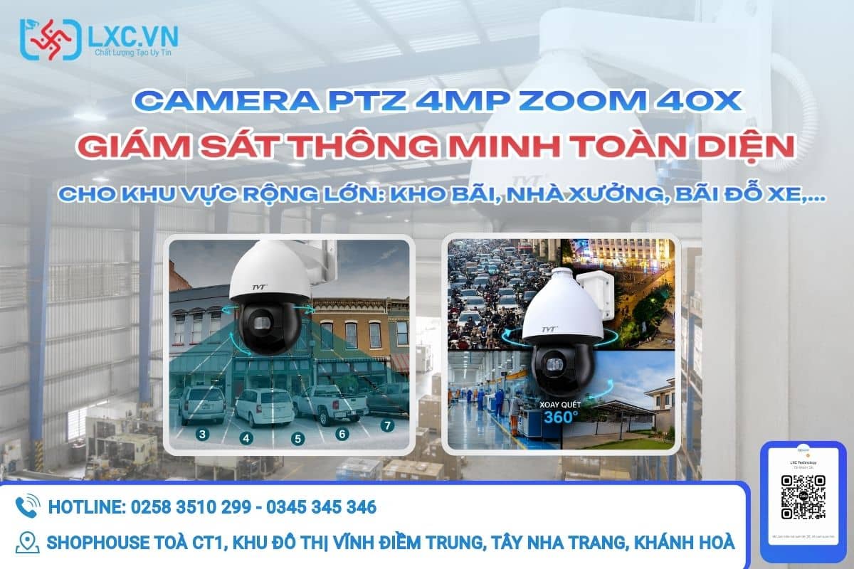 CAMERA PTZ 4MP ZOOM 40X SV-8543IE3N (PE/40M/AR35) – GIÁM SÁT THÔNG MINH TOÀN DIỆN CHO KHU VỰC RỘNG LỚN