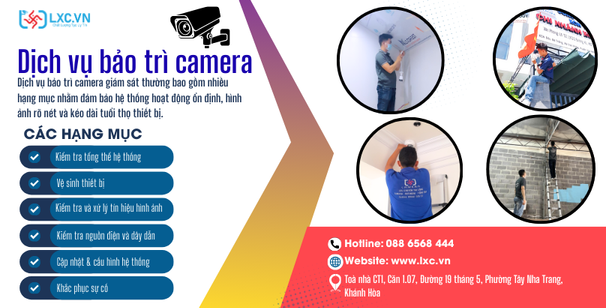 Dịch vụ bảo trì camera Nha Trang