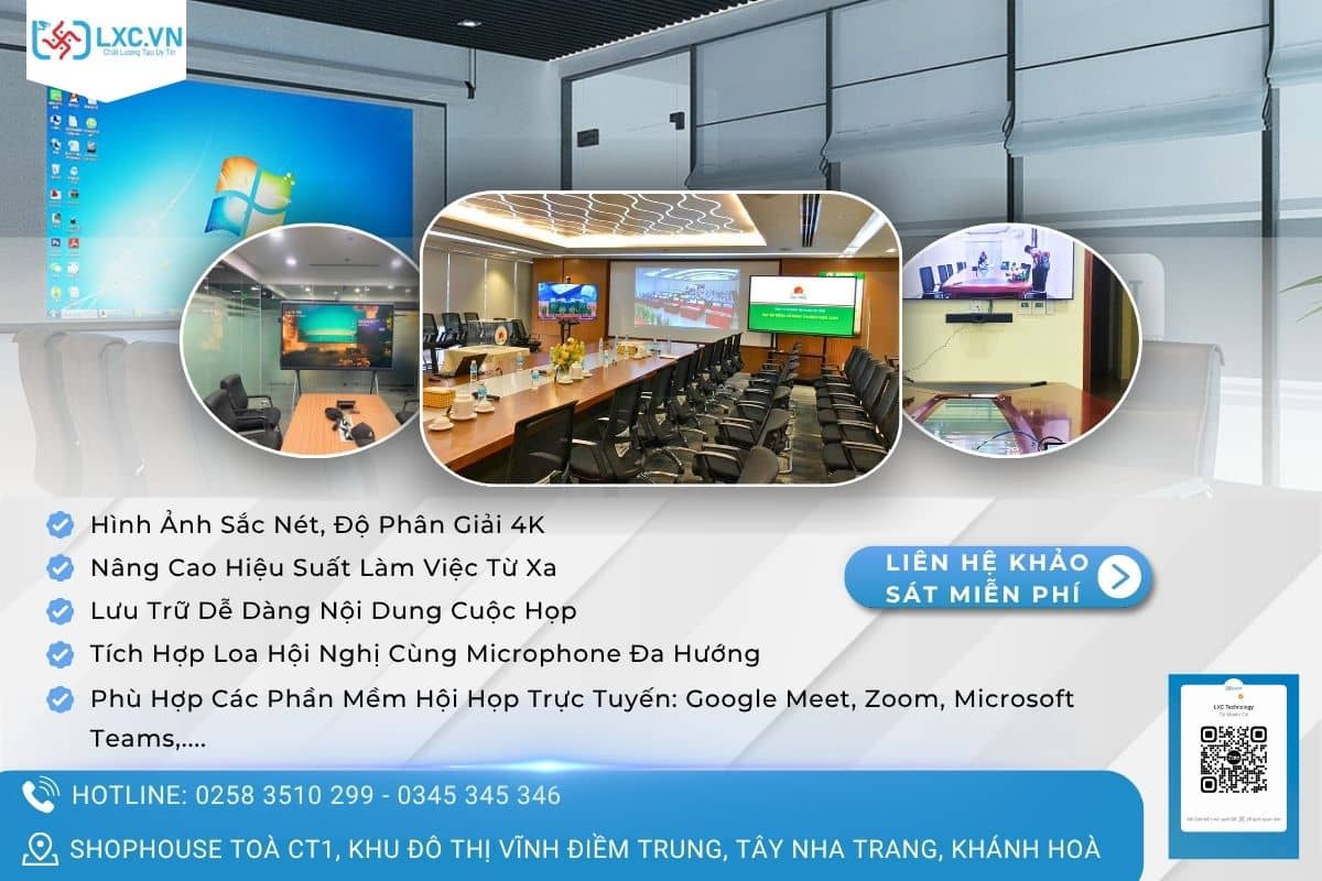 Lắp Đặt Phòng Họp Trực Tuyến Ở Khánh Hòa – Giải Pháp Nâng Cao Hiệu Suất Doanh Nghiệp