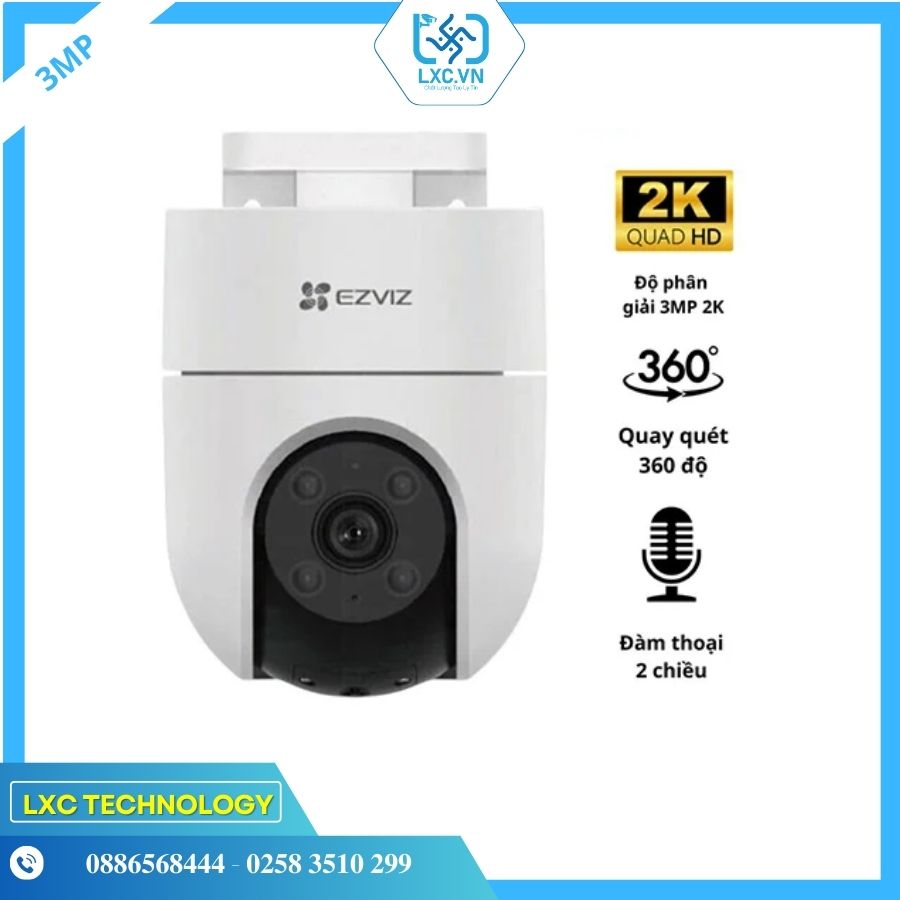 Camera WiFi EZVIZ H8C Pro 2K 3MP I Chính hãng